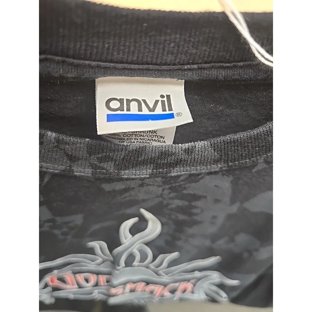 Rare Vintage ANVIL Godsmack IV 2006 Album Tour T Shirt 2000s Rock Band Black XL - Picture 7 of 9